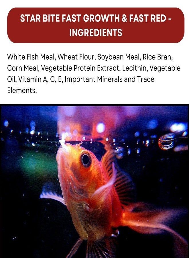 TUNAI SF+ Star Bite Fast Growth + Star Bite Fast Red Fish Food | Combo Pack (60gms, Fast Growth and Fast Red) - Image 4